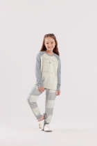 PIJAMA LONGO INFANTIL UNISSEX STAY MOLETINHO - COR COM AMOR