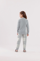 PIJAMA LONGO INFANTIL UNISSEX STAY MOLETINHO - COR COM AMOR