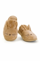PANTUFA FEMININA COELHO MARROM - COR COM AMOR