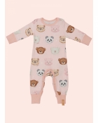 MACAQUINHO FEMININO BABY URSO ROSA - LUA LUÁ