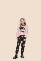 PIJAMA FEMININO INFANTIL LONGO DONT STOP -LUA LUÁ