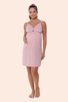 CAMISOLA GESTANTE CORAÇÃO ROSÉ - BOCEJINHO