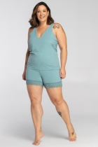PIJAMA FEMININO POLIAMIDA PLUS SIZE - MALU