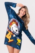 CAMISOLA MANGA LONGA SNOOP NAUTA FAMÍLIA - ACUO
