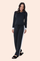 PIJAMA FEMININO LONGO PRETO - BOCEJINHO