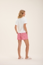 PIJAMA FEMININO CURTO COM MANGA CHERRY - COR COM AMOR
