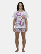 PIJAMA FEMININO CURTO COM MANGA BRANCO - SONHART