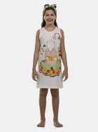 CAMISOLA FEMININA INFANTIL REGATA BEGE - SONHART