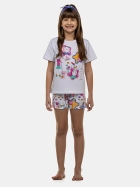 PIJAMA FEMININO INFANTIL CURTO COM MANGA BRANCA - SONHART
