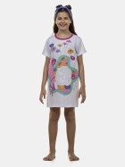 CAMISOLA FEMININA INFANTIL MANGA CURTA BRANCA - SONHART