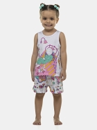 PIJAMA FEMININO BABY CURTO COM REGATA BRANCA - SONHART