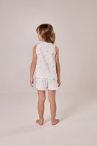 PIJAMA FEMININO JUVENIL CURTO COM REGATA BRANCA LILICA RIPILICA - COR COM AMOR