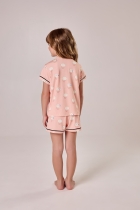PIJAMA FEMININO INFANTIL COM BOTÕES SALMÃO LILICA RIPILICA - COR COM AMOR