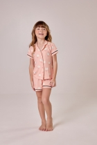 PIJAMA FEMININO JUVENIL COM BOTÕES SALMÃO LILICA RIPILICA - COR COM AMOR