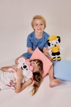 PIJAMA MASCULINO JUVENIL CURTO COM MANGA AZUL TIGOR - COR COM AMOR