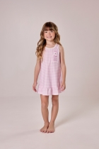 CAMISOLA INFANTIL REGATA XADREZ ROSA LILICA RIPILICA - COR COM AMOR