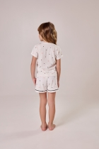 PIJAMA FEMININO INFANTIL CURTO BRANCO POÁ LILICA RIPILICA - COR COM AMOR