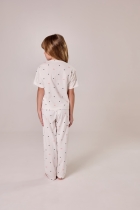 PIJAMA FEMININO JUVENIL COM CALÇA BRANCO POÁ LILICA RIPILICA - COR COM AMOR