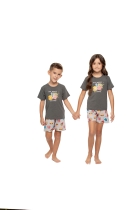 PIJAMA JUVENIL UNISSEX CURTO BATATA FRITA FAMÍLIA - UNIVERSO TOQUE