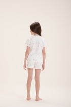 PIJAMA FEMININO INFANTIL CURTO SORVETE ROSA - COR COM AMOR