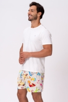 SAMBA CANÇÃO CETIM BEGE LOONEY TUNES FAMÍLIA - ACUO