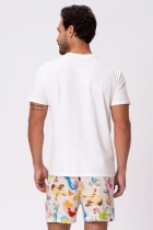 SAMBA CANÇÃO CETIM BEGE LOONEY TUNES FAMÍLIA - ACUO