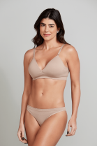 SUTIÃ COM ALÇA AJUSTÁVEL MACADÂMIA - TRIFIL