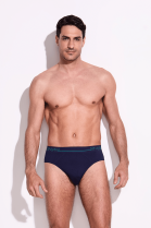 CUECA SLIP ADULTO MICROFIBRA SEM COSTURA MESCLA - TRIFIL