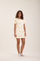 CAMISOLA MANGA CURTA CORAÇÃO AMARELO - COR COM AMOR