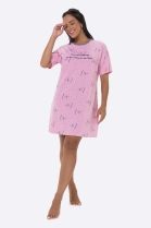 CAMISOLA MANGA CURTA ROSA LOVE PLUS SIZE - BOCEJINHO