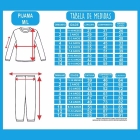 PIJAMA MASCULINO INFANTIL LONGO AZUL COM BOLSO - MAFESSONI