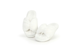 PANTUFA LA&Ccedil;O BRANCO - COR COM AMOR