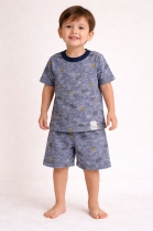 PIJAMA MASCULINO BABY MANGA CURTA E SHORT SORTIDO - MAFESSONI