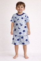 PIJAMA MASCULINO BABY MANGA CURTA E SHORT SORTIDO - MAFESSONI