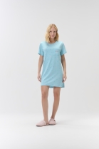 CAMISOLA MANGA CURTA VERDE AZUL CORA&Ccedil;&Atilde;O - COR COM AMOR