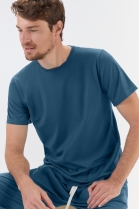 PIJAMA MASCULINO MANGA CURTA E CALÇA AZUL MARINHO - COR COM AMOR