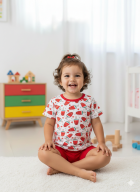 PIJAMA FEMININO BABY CURTO COM MANGA SORTIDO - MAFESSONI