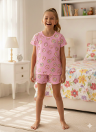 PIJAMA FEMININO JUVENIL CURTO COM MANGA SORTIDO - MAFESSONI