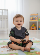 PIJAMA MASCULINO BABY CURTO COM MANGA SORTIDO - MAFESSONI