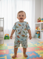 PIJAMA MASCULINO BABY MANGA CURTA E SHORT SORTIDO - MAFESSONI