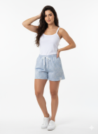 SAMBA CANÇÃO FEMININO AZUL CLARO PASSÁROS - MUNDO DOS PIJAMAS