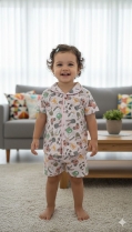 PIJAMA FEMININO BABY CURTO COM BOTÕES SORTIDO - MAFESSONI