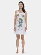 CAMISOLA DE REGATA ESTAMPADA BRANCO - SONHART