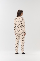 PIJAMA FEMININO MANGA LONGA E CAL&Ccedil;A ROS&Eacute; CLARO ESTRELAS - COR COM AMOR