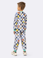 PIJAMA MASCULINO INFANTIL MANGA LONGA E CAL&Ccedil;A XADREZ ESTAMPA ESPA&Ccedil;O - VEGGI