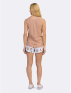 PIJAMA FEMININO CURTO COM REGATA MARROM TOM E JERRY - VEGGI