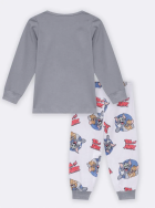 PIJAMA UNISSEX BABY MANGA LONGA E CAL&Ccedil;A CINZA TOM E JERRY - VEGGI
