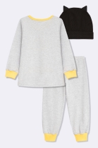 PIJAMA MASCULINO BABY MANGA LONGA E CAL&Ccedil;A MESCLA BATMAN - VEGGI