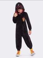 MACAC&Atilde;O INFANTIL UNISSEX MANGA LONGA PRETO HARRY POTTER - VEGGI