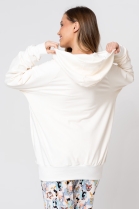 PIJAMA FEMININO MOLETINHO MANGA LONGA E CALÇA PERNALONGA FAMÍLIA - ACUO